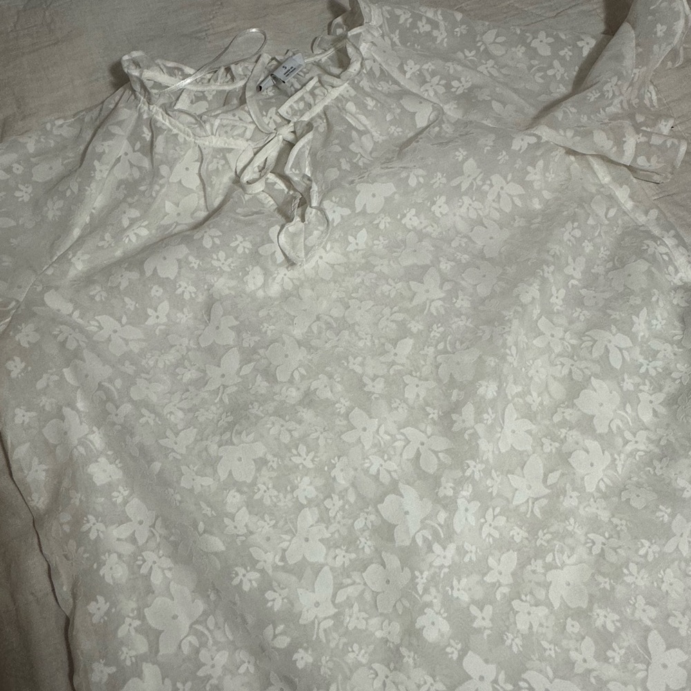 Liz Claiborne flower blouse